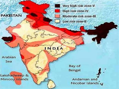 Bureau of indian standards (bis) has published criterion for construction of earthquake resistant structures. Map Of India Showing Seismic Zones - Maps of the World