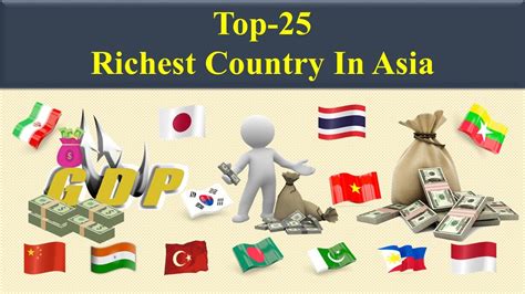 Top 25 Richest Countries In Asia Youtube