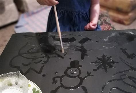 Epsom Salt Painting For Kids How To Make Epsom Salt Snow