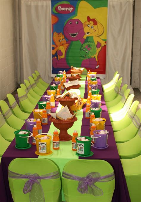 57 Best Images Barney Themed Party Decorations Cheers To Summer