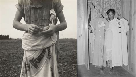 how flour sack dresses predated the great depression dusty old thing