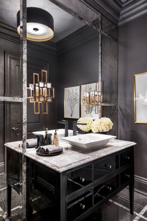 Create A Dramatic Powder Room In 5 Inspiring Steps Luxury Powder Room