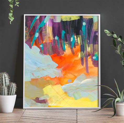 Abstract Painting Fine Art Gicl E Print Of Original Abstract Etsy