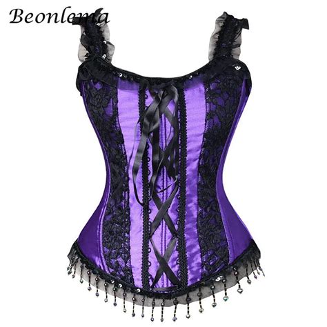 Corsets And Bustiers Sexy Female Corsage Chest Binder Overbust Corset Lady Lacing Up Strap Korse