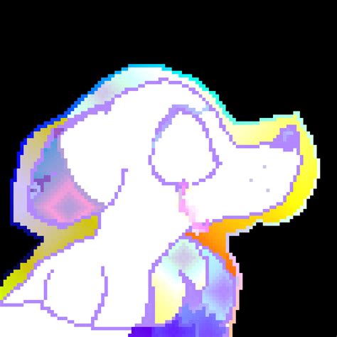 Pixilart Rainbow Dog By Flooooooof
