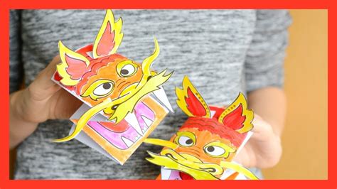 Chinese Dragon Craft Template