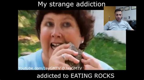my strange addiction eating rocks wtf must watch youtube