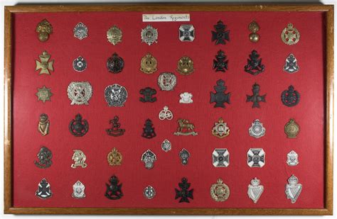 Lot British Army London Regiments Cap Badges
