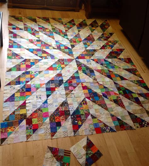 2 12 Squares And Half Square Triangles Quilt Quilts Patchwork