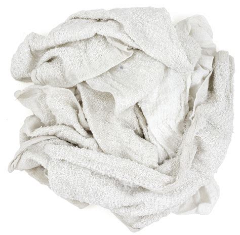grainger-approved-cloth-rag,-terry-cloth,-white,-varies,-25-lb-3u588