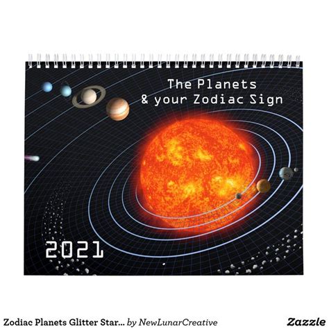 Gemini horoscope 2021 predictions reveal about the upcoming opportunities and challenges for natives of gemini zodiac sign in the year 2021. Zodiac Planets Glitter Star Signs 12-month 2021 Calendar ...