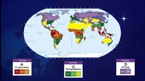 25 clasificación climática de köppen telesecundaria geografía youtube