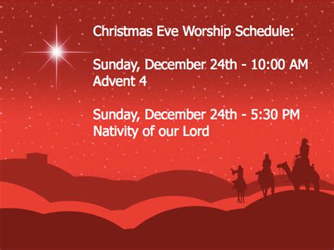 Christmas Eve Worship Service Advent 4 Living Faith Church