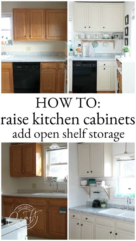 How To Raise Kitchen Cabinets To The Ceiling 