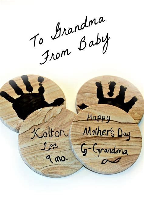 This spoon is ornamental this is a great gift for a grandma who hangs out with her grand babies so that she can join them with her. To Grandma from Baby ~ Happy Mother's Day | Diy gifts for ...
