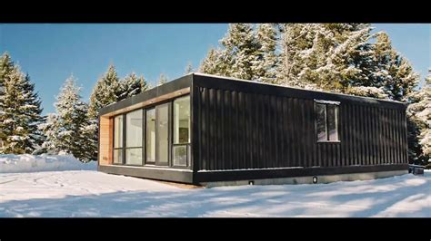 Modern Shipping Container Home Install Honomobo Youtube