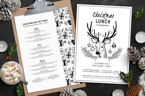 Here are the parts that make up a community project proposal: Christmas Menus Vol. 2 - BrandPacks