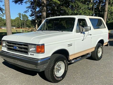 1991 Ford Bronco White With 55787 Miles Available Now For Sale In