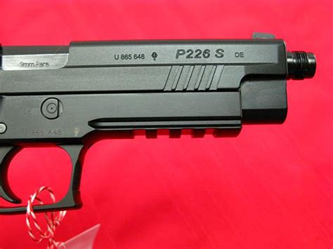 Sig Sauer P226 X5 Tactical 9mm Suppressor Ready Nite Sitesstone