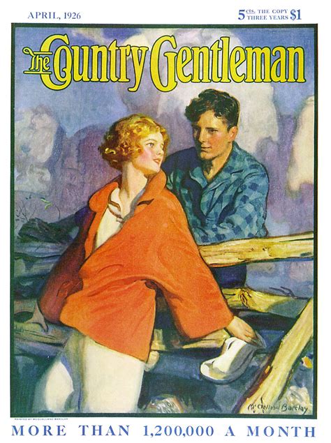 Country Gentleman Cover Illustration Apr 1 1926 The First Of 13 Cover
