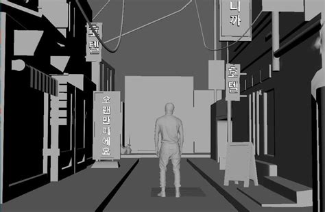 Artstation Blade Runner 2049 Alleyway Environment