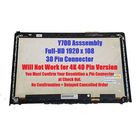 156 5d10k37618 Fhd Lcd Touch Screen Assembly For Lenovo Asssembly