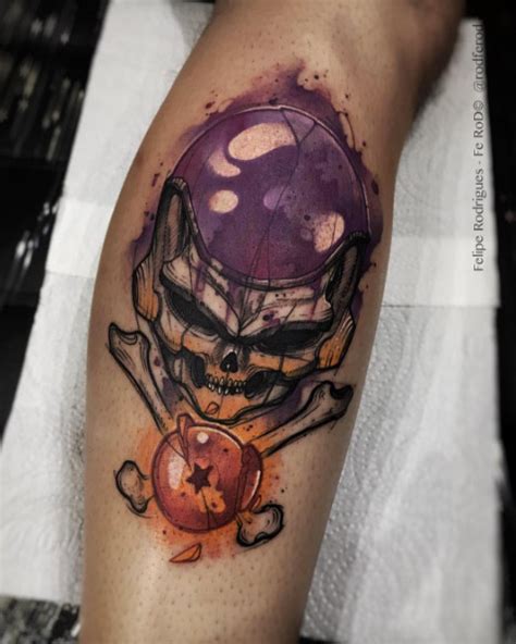 Multiple dragon balls decorate the right leg and its size is sure to grab attention. 60 Reasons Why You Need A Sketched Tattoo Design - TattooBlend