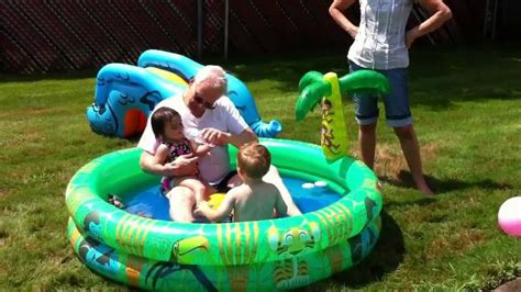 Ava Alex Grandpa Pool Time Youtube