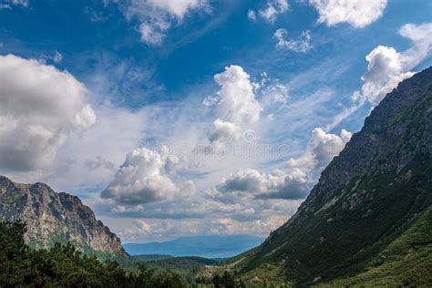 Majestic Mountain Scenery In High Tatras Mountains Slovakia Stock Image