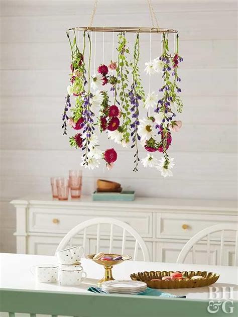 This Diy Chandelier Is The Prettiest Way To Use Fresh Flowers