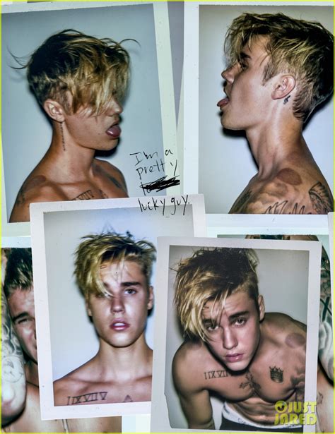 Justin Bieber Flaunts Tattooed Shirtless Body For Interview Mag