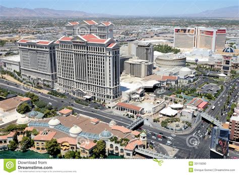 Las Vegas Aerial View Editorial Image Image 33119290