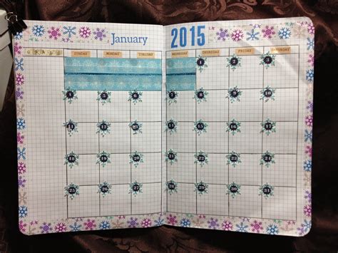 Tracys Treasures Fauxbonichi New Month New Year Journal Planner
