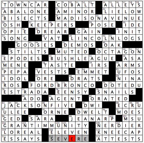 Los angeles times crossword puzzle solution 2 2 12. Los Angeles Times Crossword Pdf - ggettls