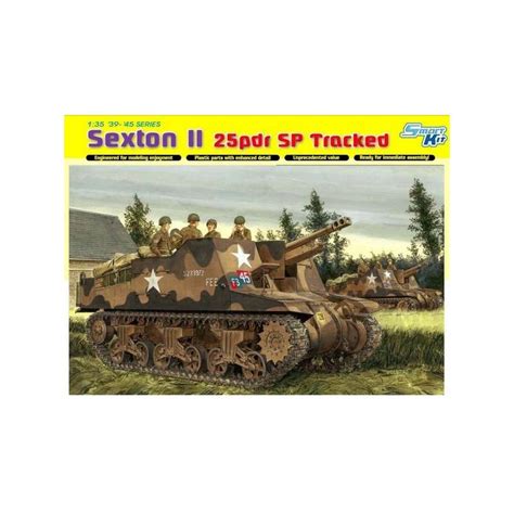 Sexton Ii 25pdr Sp Tracked Dragon 6760 135ème Maquette Char Promo