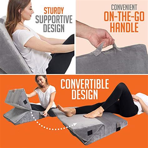 2020 New Folding Triangle Memory Foam Incline Cushion Comfort Bed Sex