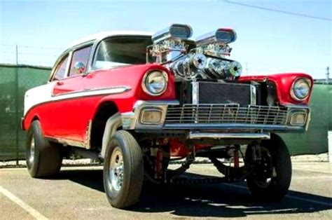 56 Chevy Gasser Cool Cars Drag Racing Cars Chevy