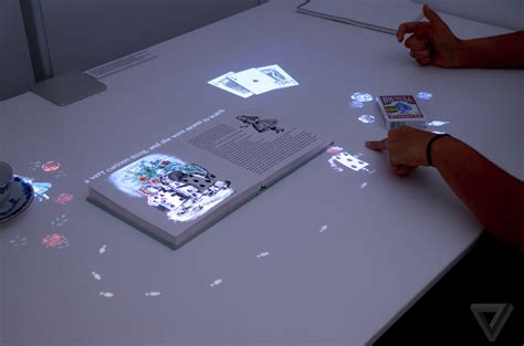 Sony's prototype projector turns any tabletop into a touch-sensitive display - The Verge