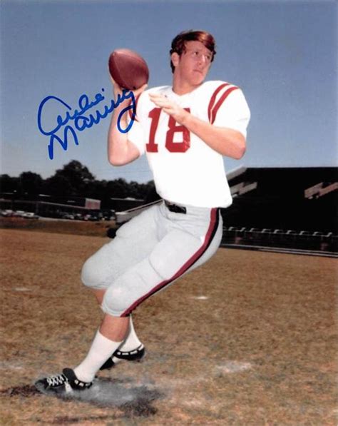archie manning autographed 8x10 photo mississippi ole miss image 1