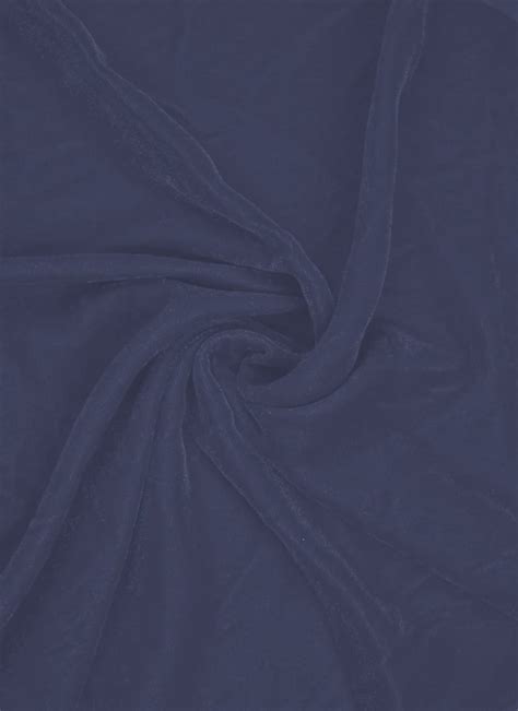 Buy Ethnovog Navy Blue Velvet Fabric Velvet Blended Solids Online