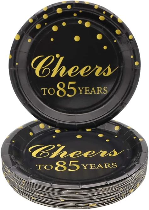 Pandecor 85th Birthday Party Supplies50 Pcs Cheers To 85