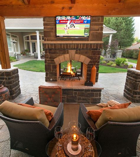 30 Wonderful Outdoor Fireplace Design Ideas Rustic Outdoor Fireplaces Backyard Fireplace