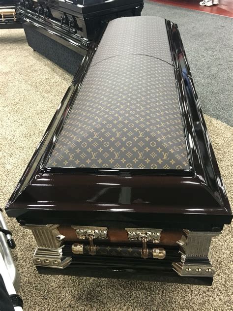 Copper Louis Vuitton Custom Casket Louisontheoutside Louisontheinside