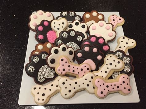 Dog Decorated Sugar Cookies For Humans Royal Icing Brown Chocolate