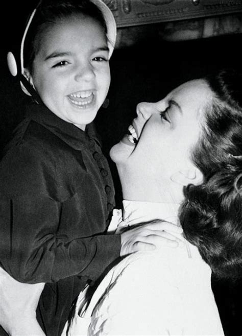 Liza Minnelli With Her Mother Judy Garland Ca 1951 Liza Minnelli