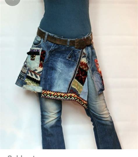 Pin Di Lauren Lanita Su Denim Remade Upcycled Idee Vestito Abbigliamento In Jeans Vestiti