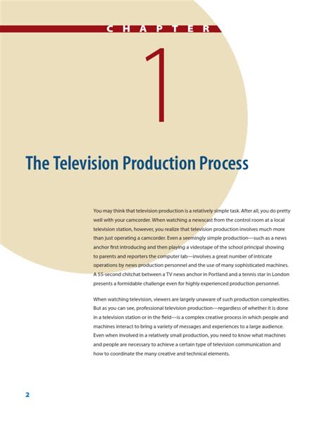 Television Production Process Pdf Videotape Compact Disc