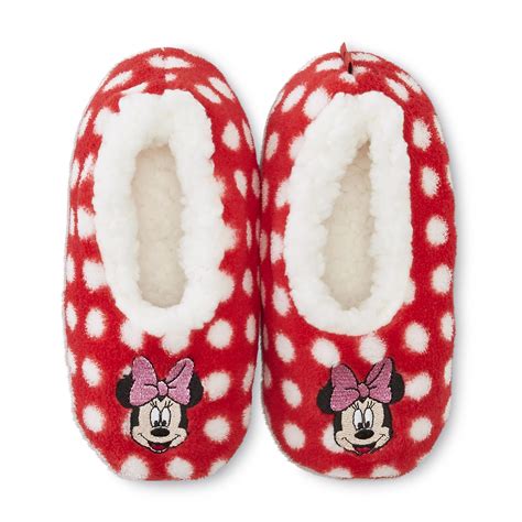 Disney Minnie Mouse Girls Fleece Slippers