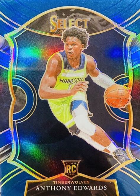 Anthony Edwards 2020 Select 61 Concourse Blue Prizm Price Guide Sports Card Investor