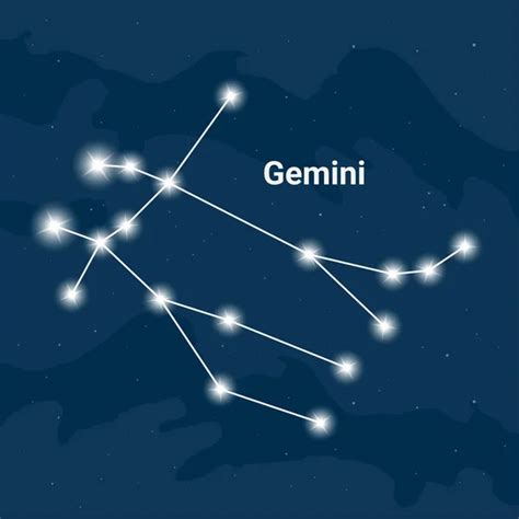 Gemini The Twins Star Sign — Stock Vector © Krisdog 6577696